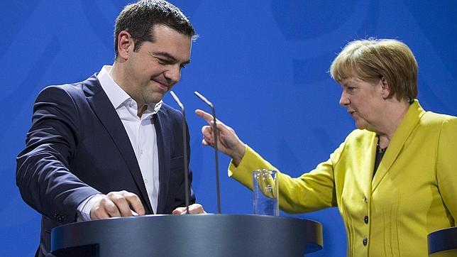 Tsipras y Merkel, el pasado 28 de junio