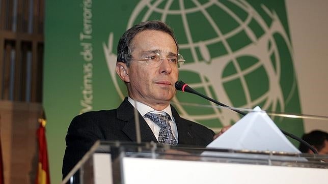 El expresidente colombiano Álvaro Uribe