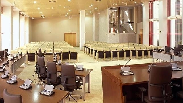 El salón de plenos del Ayuntamiento de Navalcarnero, en una imagen de archivo