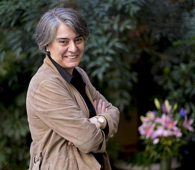 Matilde Asensi, ayer en Madrid