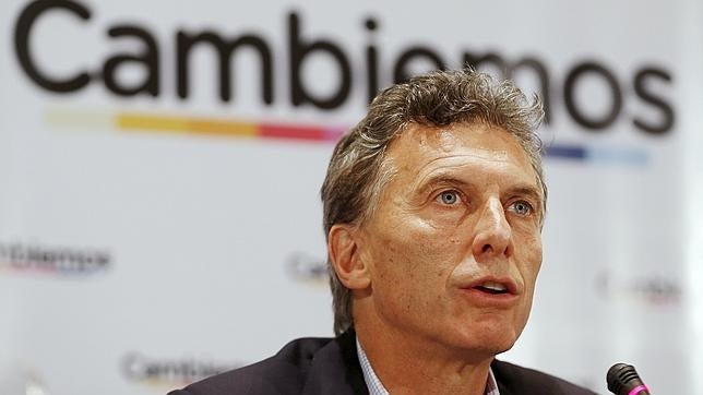 El candidato presidencial argentino, Mauricio Macri