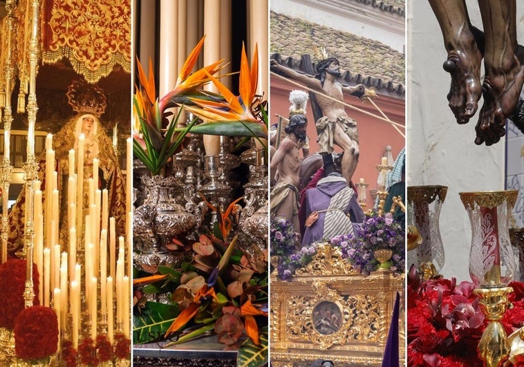 Los exornos florales más sorprendentes de la Semana Santa de Sevilla de 2025