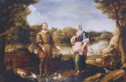 Óleo de Alonso del Arco titulado «San Isidro y Santa María de la Cabeza», adquirido por 5.800.000 de pesetas, que será destinado al Museo de San Isidro
