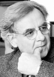 Bernard Pivot, ayer, en Bellas Artes, José García