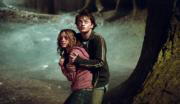 Harry y Hermione, los dos protagonistas, en una escena de la próxima entrega cinematográfica de Harry Potter