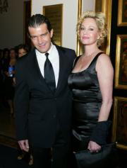 Antonio Banderas y Melanie Griffith, en una reciente fiesta en Nueva York
