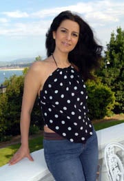 SERRANO ARCE La soprano Angela Gheorghiu,ayer en Santander