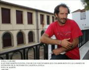 José Manuel Fuentes, uno de los voluntarios casavejanos que colaboraron en la extinción del incendio, destaca el valor de los profesionales Los voluntarios del retén trabajaron día y noche para sofocar el incendio que se cobró la vida de un joven sevillano en Casavieja