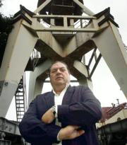 Vicente Boluda, ayer, en las instalaciones de los astilleros de Unión Naval
