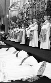 C. M. En la imagen, las últimas ordenaciones realizadas en la catedral
