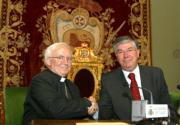 H. FRAILE Antonio Cañizares y José Manuel Tofiño tras rubricar el acuerdo