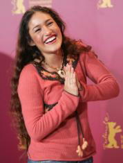AP Q´Orianka Kilcher, protagonista de «El Nuevo Mundo», ayer en Berlín
