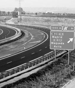 Hoy se abren al tráfico dos nuevos tramos de la Autovía A-40
