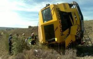 Muere el conductor de un furgón blindado al caer por un terraplén