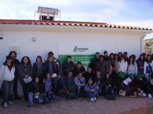 Alumnos de Villaluenga inuaguran un programa de educación ambiental