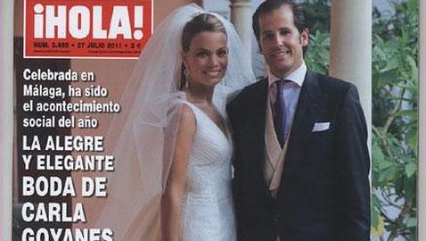 La foto exclusiva de la boda de Carla Goyanes y Jorge Benguria