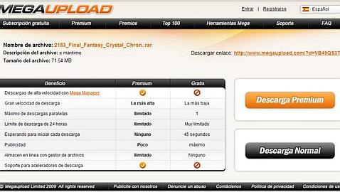 EE.UU. cierra Megaupload, una de las mayores web de intercambio de archivos
