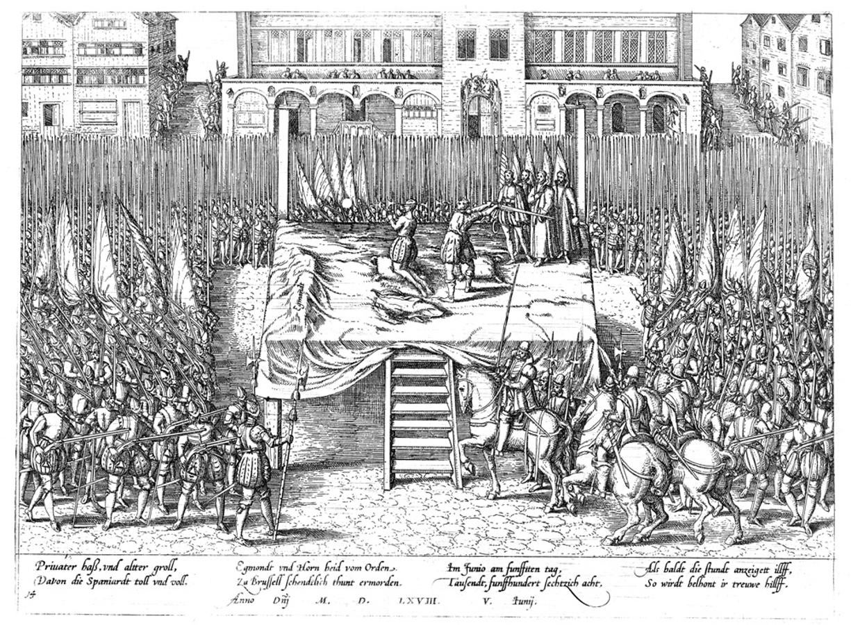 La furia española, la inquisición española, la avaricia española, la tiranía española, la crueldad española se reprodujeron con las mejores técnicas del esplendoroso negocio de las imprentas del Norte de Europa.