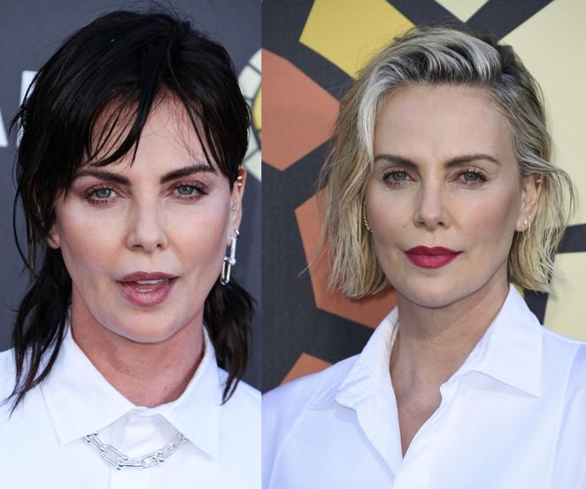 From brunettes to blondes: Charlize Theron