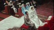 Boda entre el Rey Balduíno y Fabiola de Mora y Aragón en la Catedral de Bruselas.