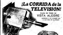 Anuncio de 'La corrida de la televisión', el 7 de agosto de 1948