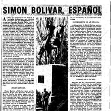 Reportaje sobre Bolívar de 1978
