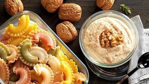 Salsa de nueces cremosa para pasta