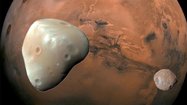 Nombre De Una De Las Lunas De Marte