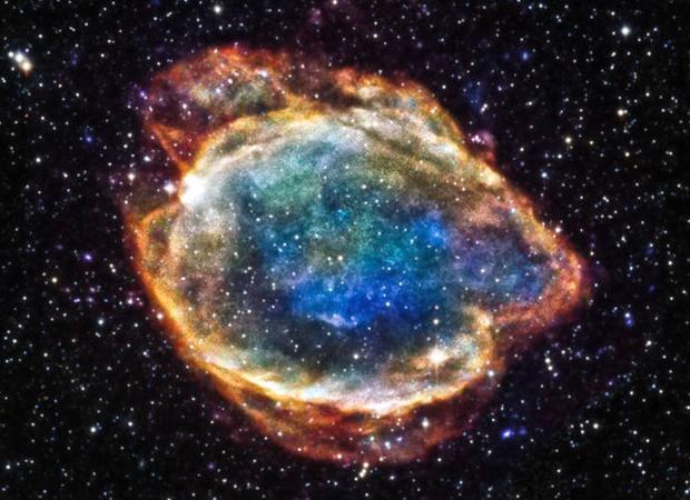 Remanente generado tras una explosión de supernova de tipo Ia