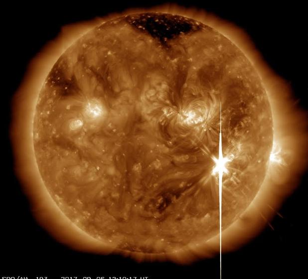 La llamarada solar X.9