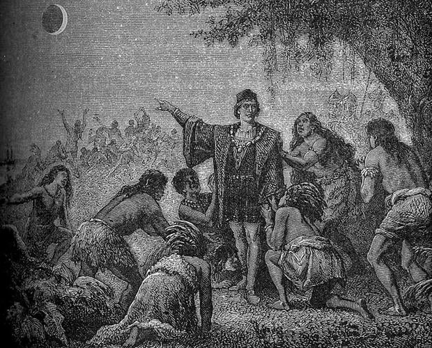 El eclipse de Luna de Cristobal Colón, de Camille Flammarion