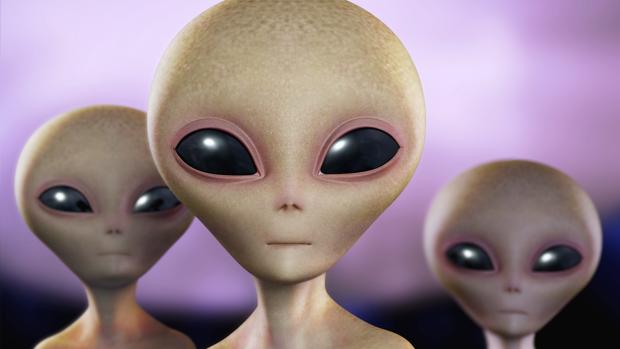 La representación habitual de los extraterrestres, seres calvos de grandes cráneos
