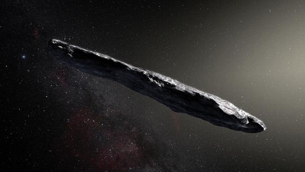 Recreación de Oumuamua