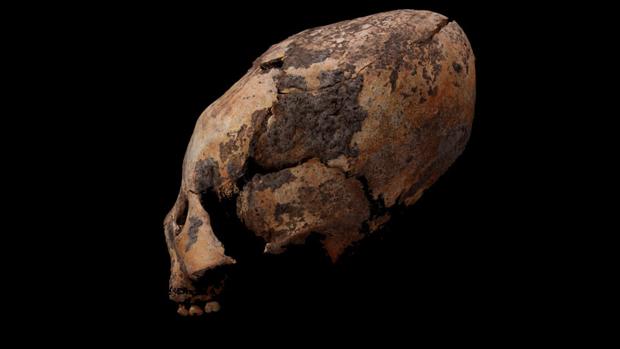 Un niño de hace 6.000 años con el cráneo alargado encontrado en China