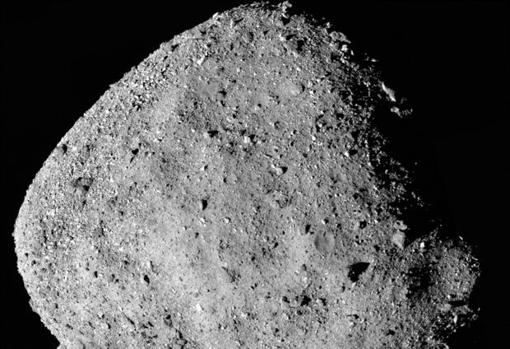 Superficie del asteroide Bennu captada por la misión Osiris-Rex