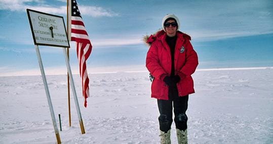 Ellen Mosley-Thompson at the South Pole