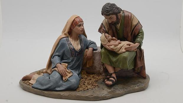 Figuras de belen del catalogo de la tienda el Ángel. En la imagen un misterio de Jose Luis Mayo