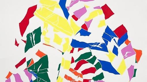 Una de las obras de Nuria Mora
