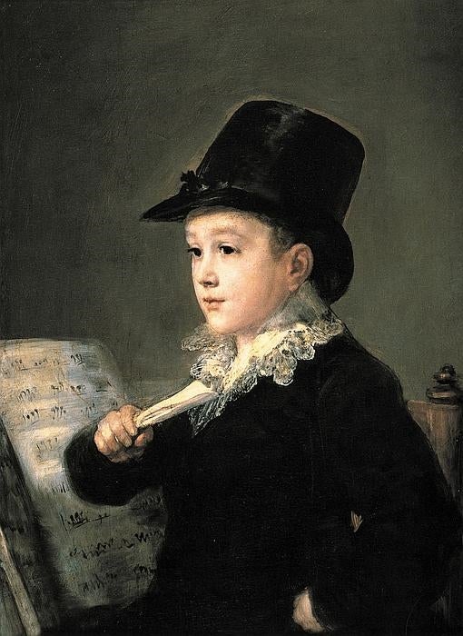 Retrato de Marianito Goya, expuesto estos días en el Museo de Ibercaja en Zaragoza como obra del Sordo de Fuendetodos, 20 años después de la polémica sobre su autoría