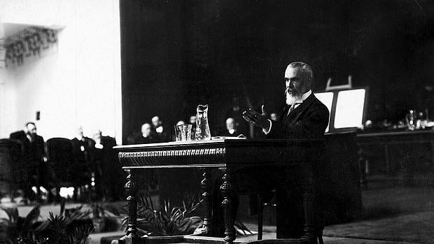 El hispanista español Rafael Altamira en 1910