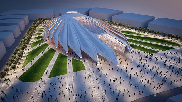 Diseño virtual del proyecto de Calatrava