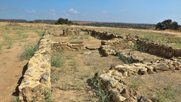 Parte del yacimiento de Tejada la Vieja, en Huelva