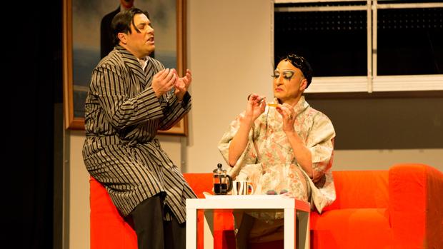 José Saiz y Alberto Vázquez, en un momento del espectáculo