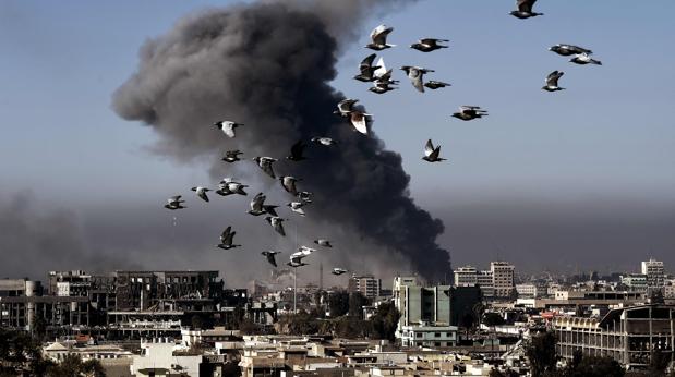 Vista de Mosul este lunes 6 de marzo