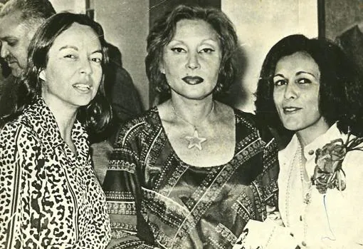 De izquierda a derecha, Nélida Piñon, Clarice Lispector y Marly de Oliveira