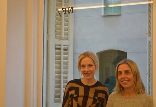 Las hermanas Fernández, en la galería que lleva su apellido