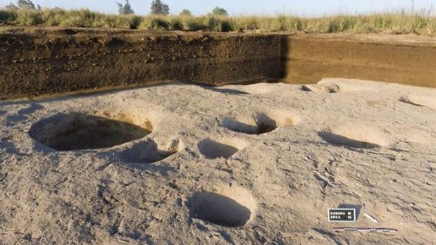 El asentamiento está ubicado en Tell el Samara, 140 kilómetros al norte de El Cairo