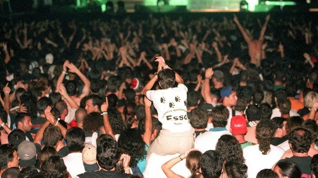 Imagen de archivo de un concierto de «heavy metal»