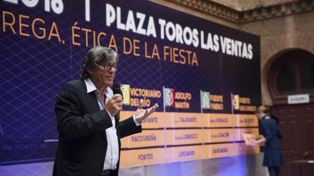 Simón Casas, en el sorteo de la Feria de Otoño