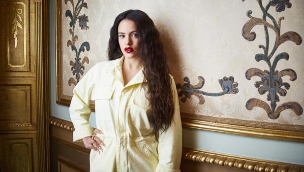 Rosalía, ayer en el Palacio de Santoña de Madrid